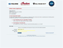 Tablet Screenshot of dealers.polarisindustries.com